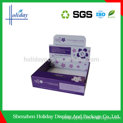 Nice printing counter perfume cardboard display